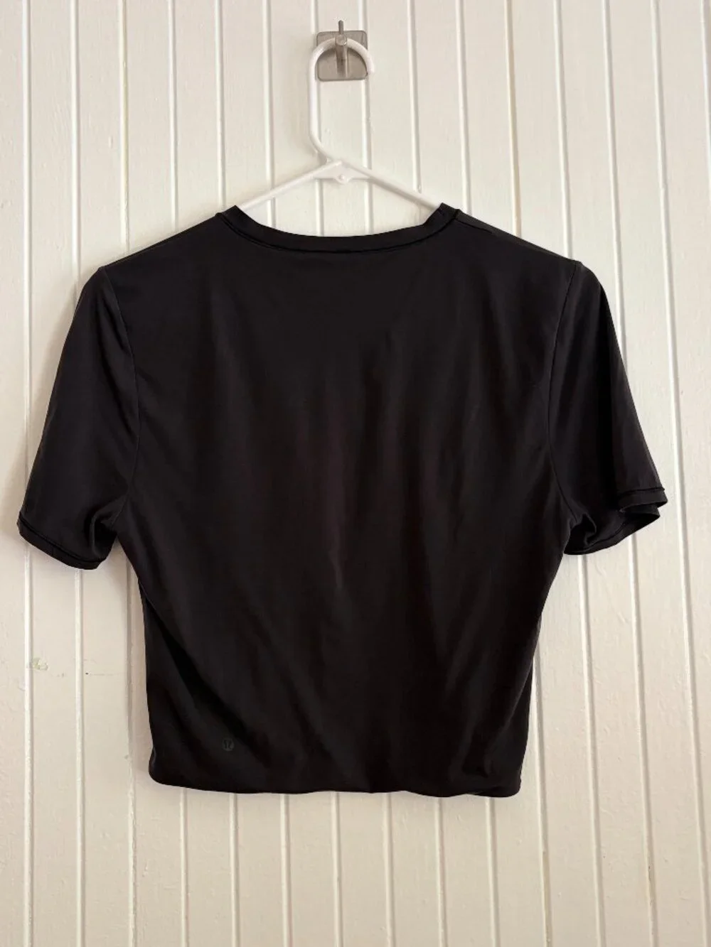 Lululemon Wundermost Ultra-Soft Nulu Crewneck Cropped T-Shirt